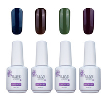 iLuve UV Gel Soak off Nail Gel Polish 15ml LED UV Nail Gel Long Lasting Hot Sale Gel Lacquer DIY Nails Art 4 packs