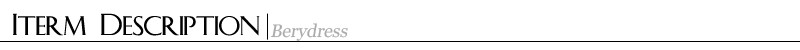 item description