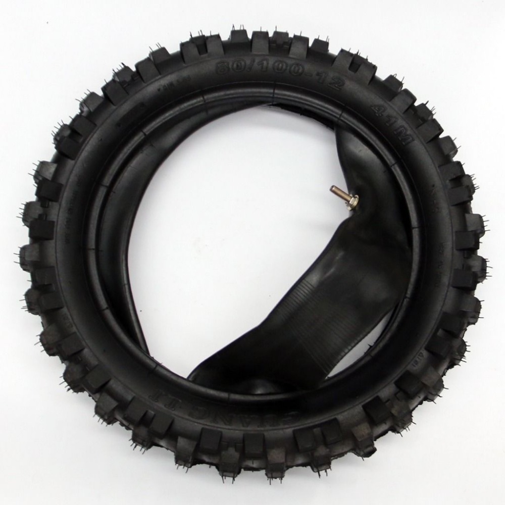 Фотография STOCK IN USA 3.0X12 12 inch High Quality off road Tyre+Tube for Dirt Bike Pit Bike