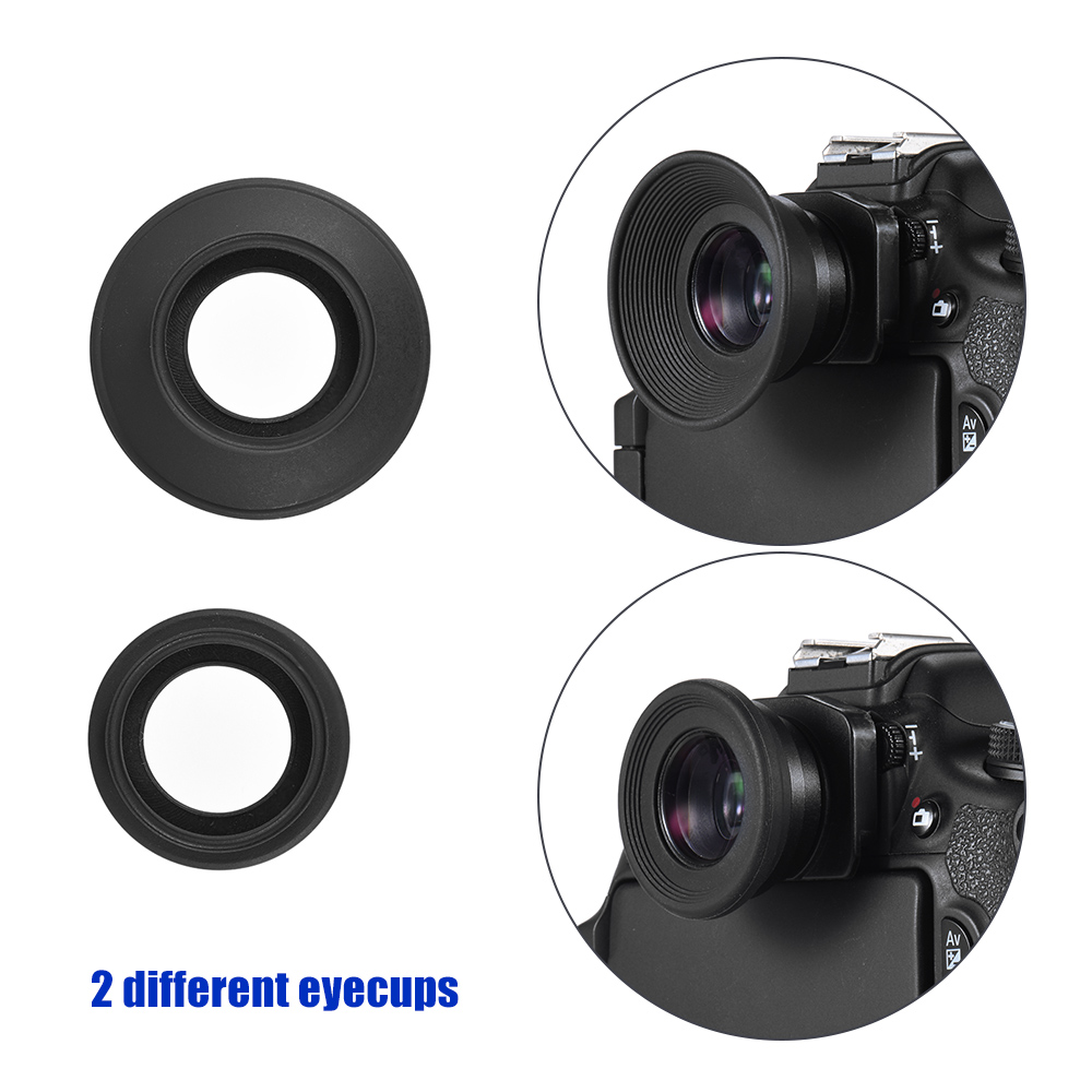 Description Picture 6 of item1.51X Fixed Focus Eyecup Magnifier Viewfinder Eyepiece for Fujifilm Canon Nikon Sony Pentax Olympus Sigma Minoltaz DSLR Camera