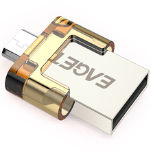 EAGET V8 8GB 16GB 32GB Pendrive Ultra Mini Metal USB Flash Drive USB2 0 Stick OTG