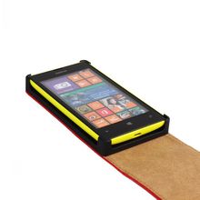 Retro Luxury Mobile Phone Bags Cases Crazy Horse Flip Cover PU Leather Case For Nokia LUMIA
