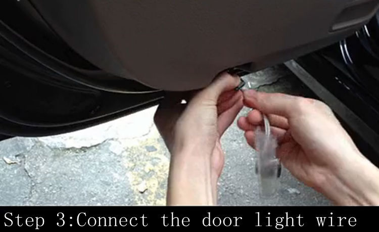 Special LED car door projector logo laser shadow welcome Warning light3