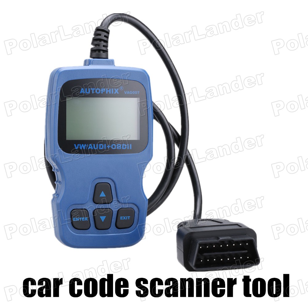 professional detector car scanner tool EOBD/OBD2 VAG007 for Volkswagen/ for AUDI/ for SEAT/ for SKODA Brake pad reset