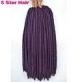 14 18 synthetic dread crochet braids dreadlocks braids hair faux locs crochet janet collection 24 Roots