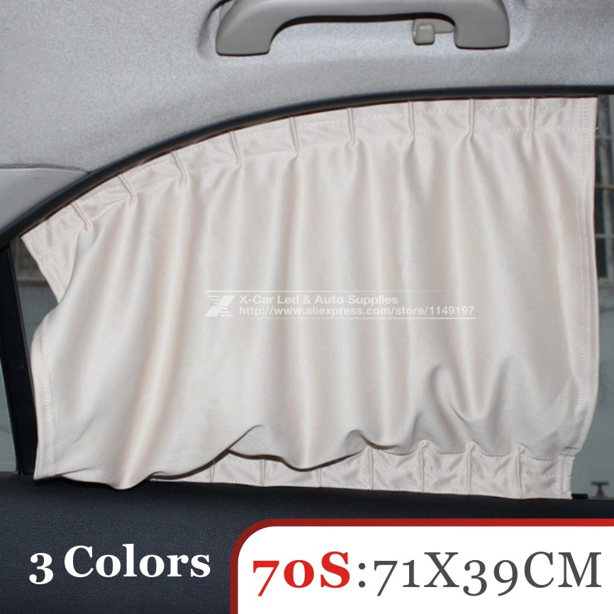 2Pcs/set New Black beige gray Cotton Fabric Car Auto 70S UV Protection Side Window Curtain Sunshade Set 71 x 39cm freeshipping 2Pcs/set New Black beige gray Cotton Fabric Car Auto 70S UV Protection Side Window Curtain Sunshade Set 71 x 39cm freeshipping