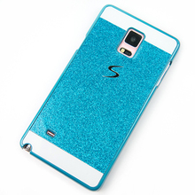 Glitter Phone Cases for Samsung Galaxy Note 4 case Sparkle Cover mobile phone bags cases Brand
