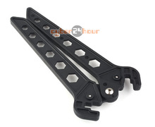 Hot Archery Bow Kick Stand Holder Legs for 3D Shoot Range Target Hunting Black