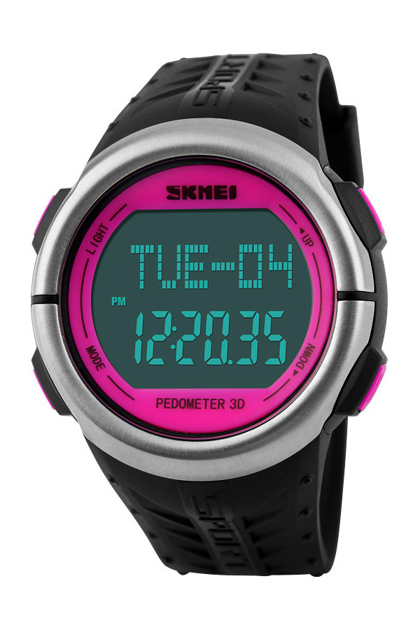 SKMEI 1058 Outdoor Sports Watches Pedometer Heart Rate Monitor Calories Counter Digital Watch Sport for Men
