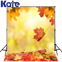 Theme Wedding Backdrop Maple Leaf Yellow Photography Backdrops Newborn Sunshine Red Backgrounds For Photo Studio