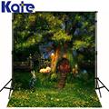 5ftx7ft Green Forest Photography Backdrop Alice in Wonderland cartoon treehouse background for photography studio Custom size