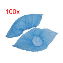 TEXU 100 Pcs Disposable Shoe Covers Carpet Cleaning Overshoe Guests Family