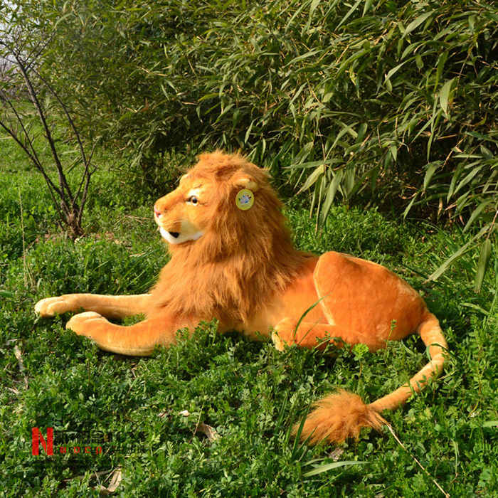 stuffed animal 110 cm plush simulation lion toy doll great gift free shipping w312