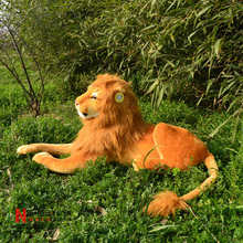 Peluche de 110 cm de la felpa león simulación muñeca de juguete gran regalo envío gratis w312