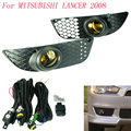 Fog light for MITSUBISHI LANCER 2008 fog lamps Clear yellow Smoke Lens Bumper Fog Lights Driving