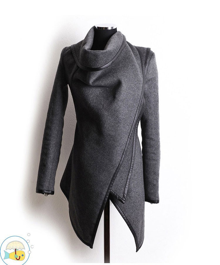 2015 New woman Fashion winter woolen overcoat women fashion Jackets woolen coat (18)