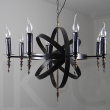 Modern steam punk pendant light lamps personality satellite 8 double