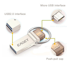 EAGET Official V90 32Gb G USB Flash Drive USB 3 0 OTG Smartphone Pen Drive Micro