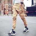 3902 2016 Autumn Mens joggers Trousers men Baggy cargo pants men Hip hop pants Harem