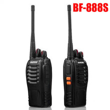 2015 New High Quality BaoFeng 888S Walkie Talkie High Quality 5W 400-470 MHz Black Portable Radio Walkie Talkie Two Way Radio