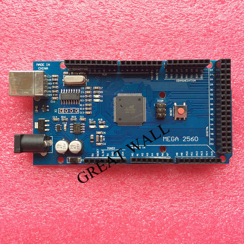 Мега 2560 R3 Mega2560 REV3 ( ATmega2560-16AU CH340G ) доска на USB кабель , совместимый для arduino [ нет USB линия ...
