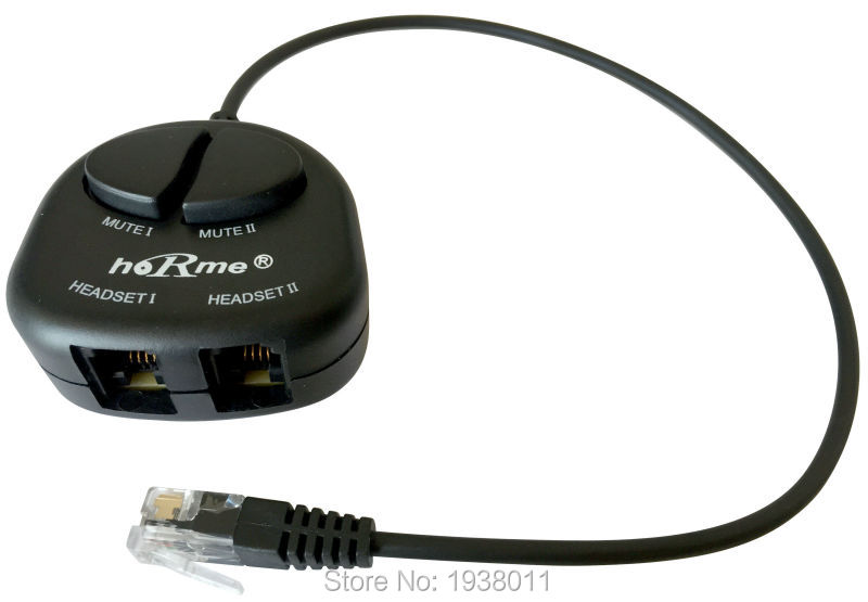 Buy Headset Training Adapter with TWO Mute, Switch box