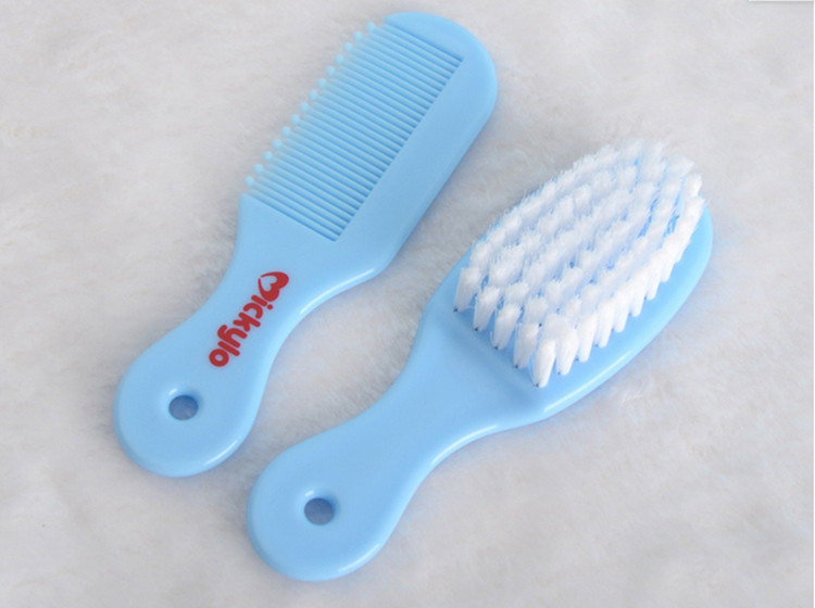 2PCS Solid Safe Baby Brushes & Combs Infant Teezer Hairbrush For Baby Hair Brush Set High Quality Baby Hair Care Hair Comb Baby (9)