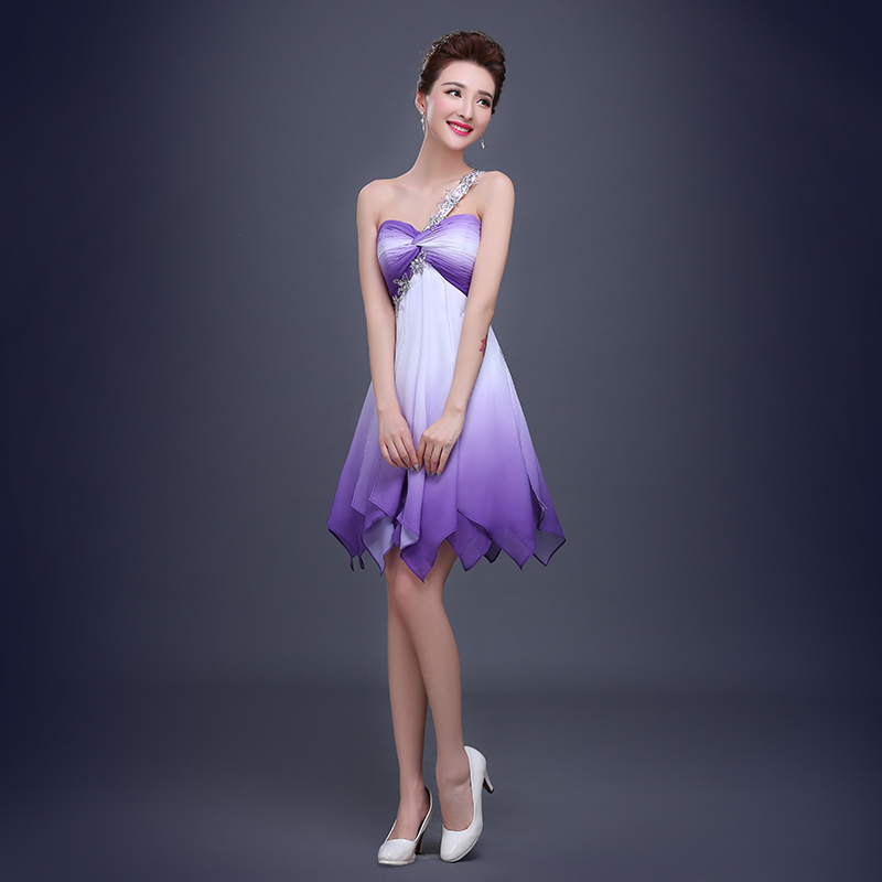 Purple bridesmaid dress size 14