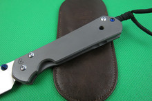 Wild Boar Chris Reeve Sebenza 21 Folding Knife Tactical KnifeD2 Blade With Stone Wash TC4 Titanium