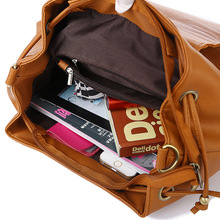 2015 causal Large capacity bucket bag the influx of new handbags fringed retro shoulder women s