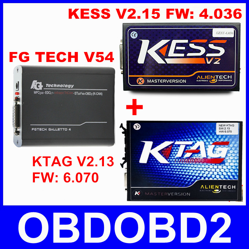    KTAG + KESS V2 V2.15 + FGTech V54    Tag -tag V2.13 J - FG  Galletto 4   DHL 