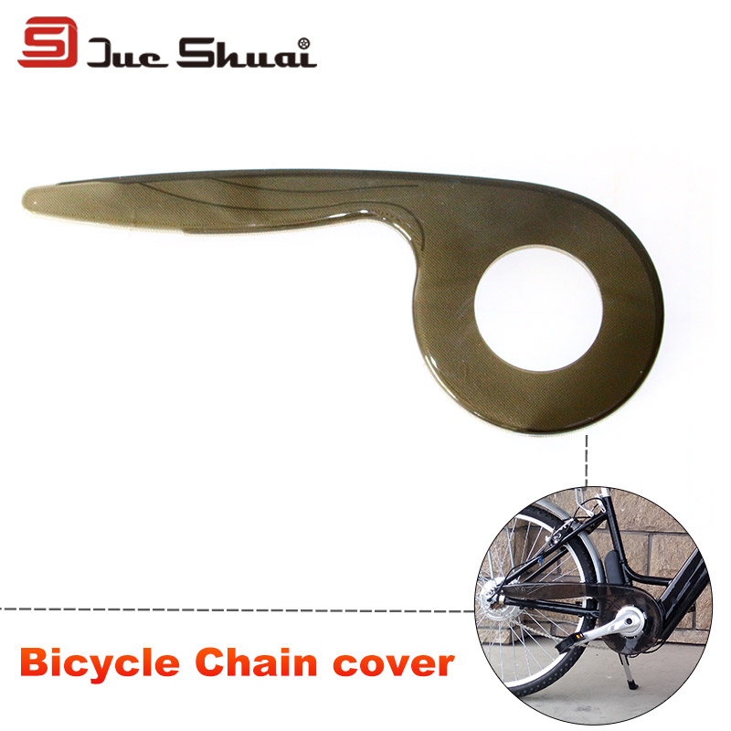 44T MTB Road Bicycle Chain Cover Protector Brown Color 55cm Sprocket