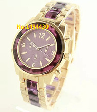 Moda de lujo Top marca vestido Reloj relojes Mujer hombre oro rosa de acero inoxidable Rhinestone de ginebra de cuarzo Reloj de Mujer Reloj w115