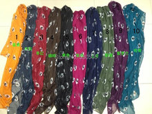 New eye Print Scarf Wrap Shawl Scarfs Ladies Gift Accessories 100pcs/lot Free Shipping