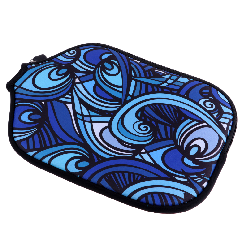 Neoprene Cover Protective Sleeve Holder Racket Blue Pickleball Paddle 
