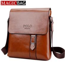 MAGICBAG Luxury designer casual men’s Leather bags for Men Shoulder Bag travel bags POLO famous brand male messenger bags