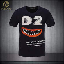 2015 summer style dsq fashion Brand Designer Men s D2 Short Sleeved T shirt High quality