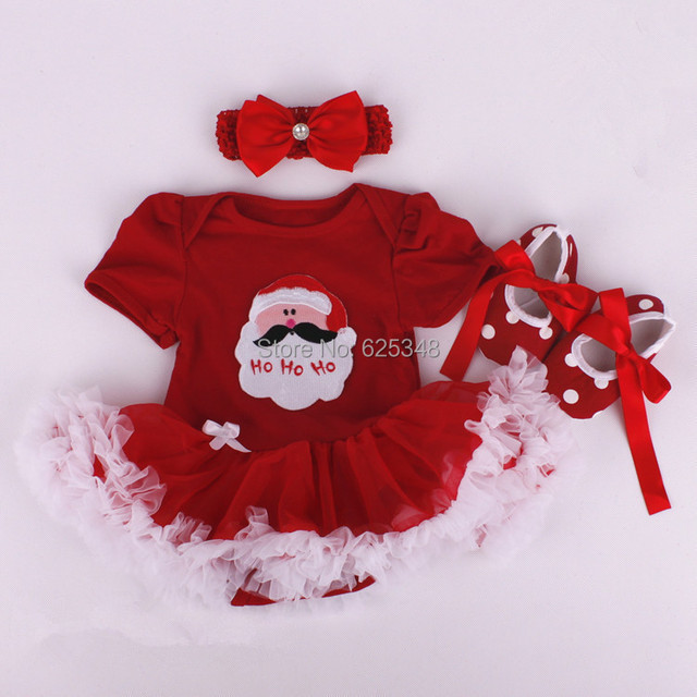 Розничная 2016 baby rompers для рождественские одежды младенца девушка одежда с волос и обувь Мультфильм костюм девушки рождественские костюмы