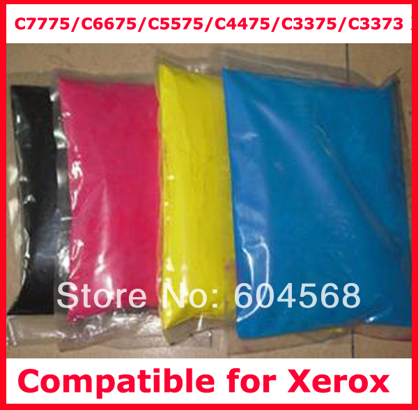 Фотография High quality color toner powder compatible for Xerox C7775/C6675/C5575/C4475/C3375/C3373/7775/6675/5575/4475/3375  Free Shipping