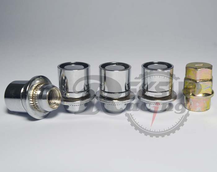 Buy M12x1.5 4PCS Steel Car Wheel Lock Nuts Locking