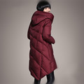 New 2016 Winter 90 White Duck Medium Long Down Jacket Korean Women s Brand Warm Down