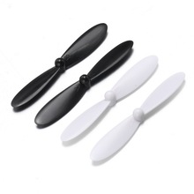 4pcs White Black Propeller for Hubsan X4 Plus H107P,H107C+,H107D+ RC Quadcopter Helicopter Drone