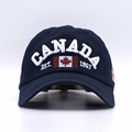 New Arrivals Cotton Gorras Canada Baseball Cap Flag Of Canada Hat Snapback Adjuatable Mens Baseball Caps