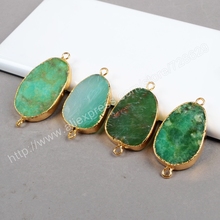 5Pcs/lot Fashion Necklaces Pendants Connector Classic Natural Druzy Stone Pendant G261