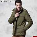 High quality Winter Men Jacket Cotton Padded Coats Parka Male Hooded Outwear Thick Warm Casual Men