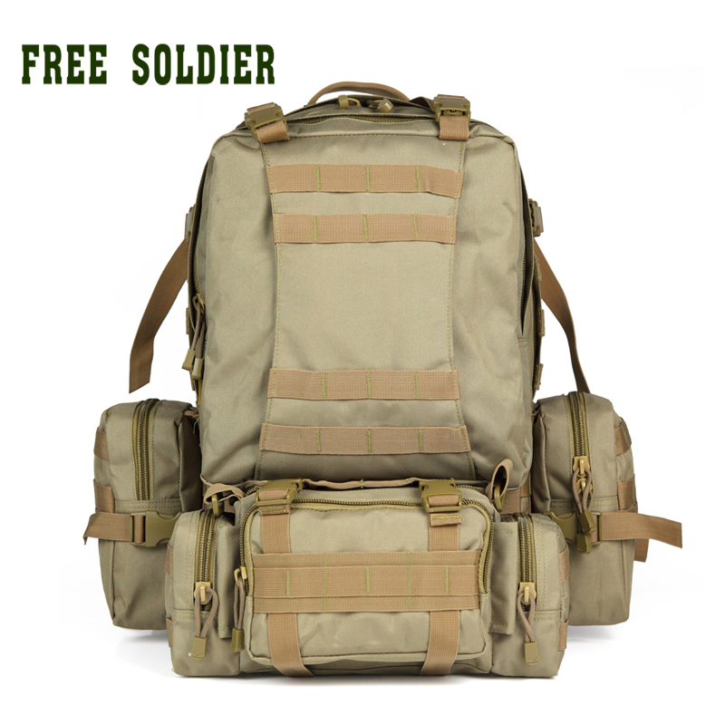 Free shipping 100%nylon Free Soldier outdoor Shoulder bags Tactical combination backpack The camping a large mountaineering bags