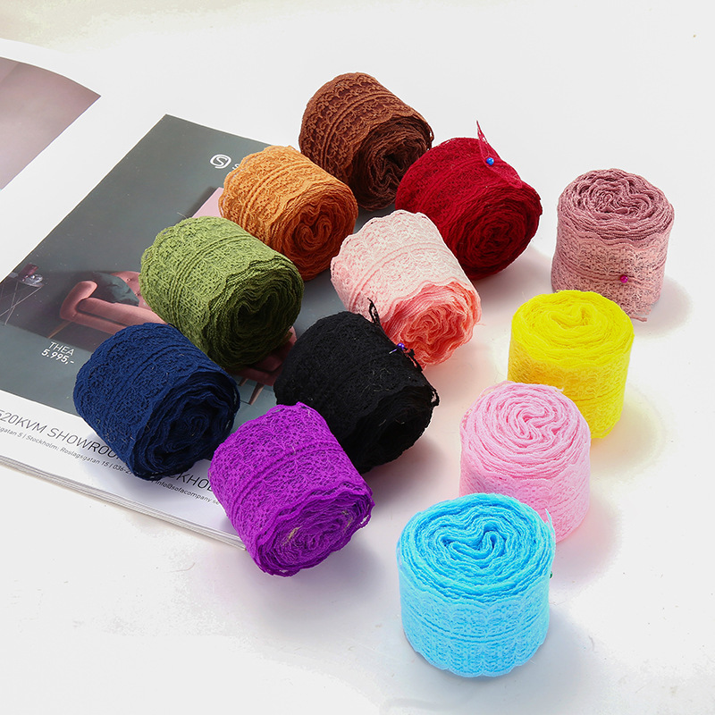 Description Picture 3 of item10Meters/Lot Width 45mm Lace Ribbons DIY Apparel Sewing & Fabric Lace Trimming Colorful Lace Tape