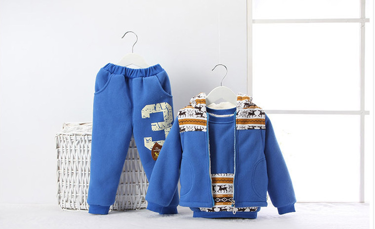 1-4 year old winter baby Boy girl Clothing ,Baby winter thick winter sweater 3pcs fitted vest hooded vest Kids Clothes Sets 1-4 year old winter baby Boy girl Clothing ,Baby winter thick winter sweater 3pcs fitted vest hooded vest Kids Clothes Sets