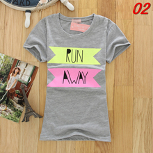 Hot Summer Women Stylish Short Sleeve Printed T shirt Tee Tops Blouse 24 Styles