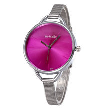 2015 New Bracelet Watch Women Fashion Big Dial Steel Watch Band Luxury Ladies Watch